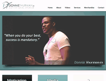 Tablet Screenshot of donniethurmanjr.com